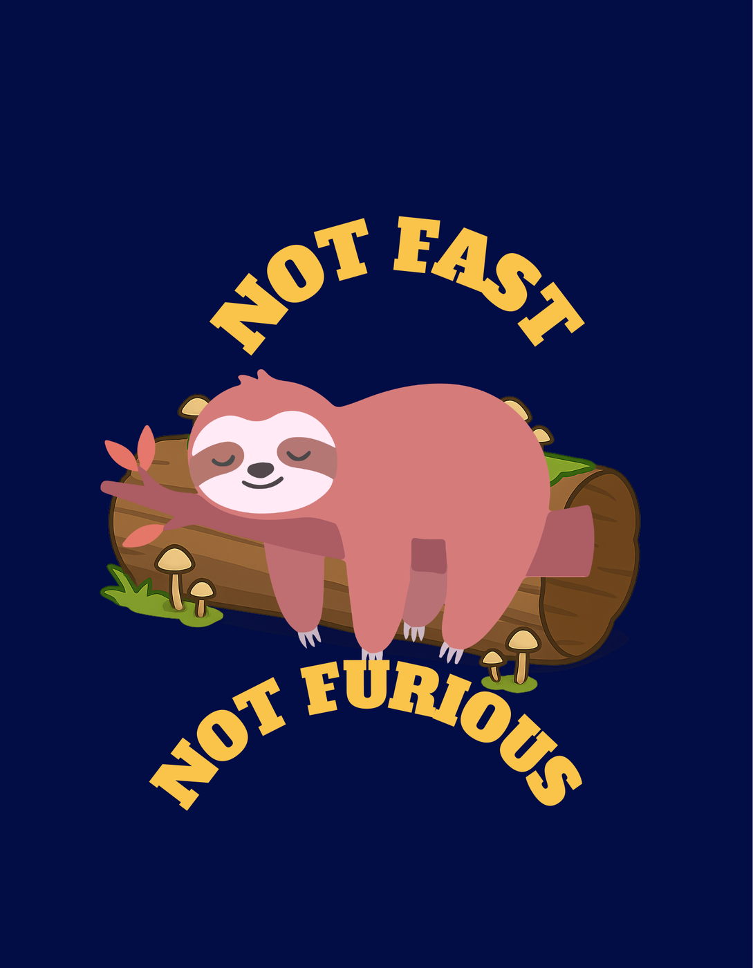Not Fast graphic design