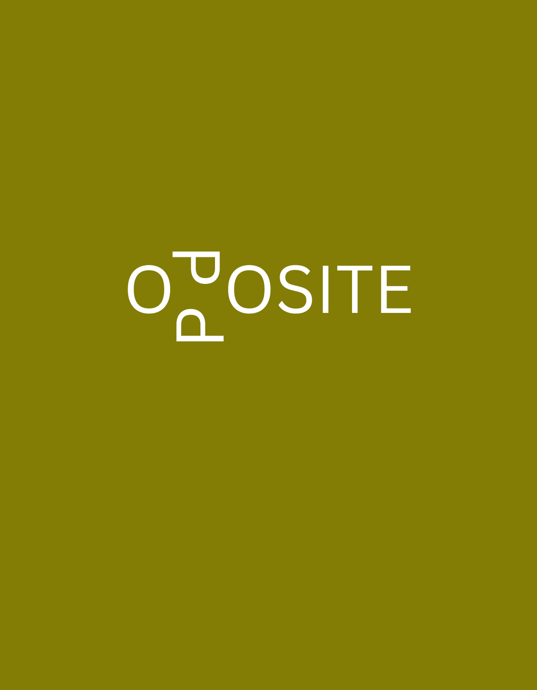 Opposite Day graphic design