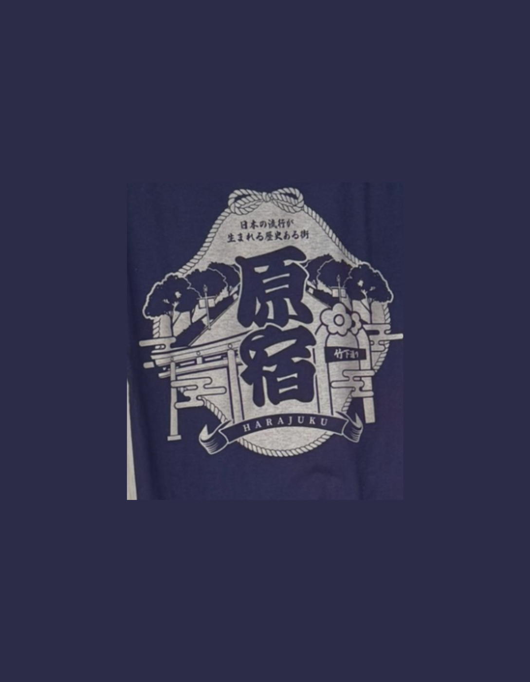 Harajuku Line graphic tee artwork